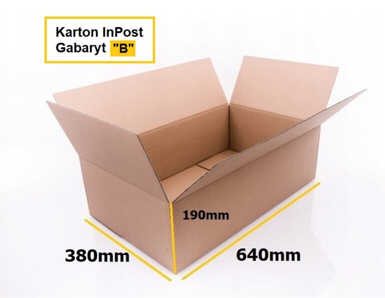 Karton klapowy InPost (gab. B) 640x380x190