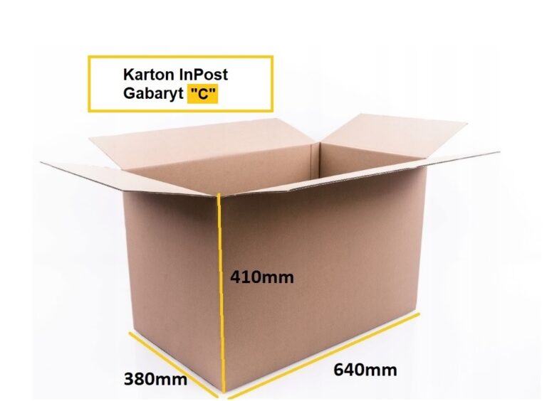 Karton klapowy InPost (gab. C) 640x380x410