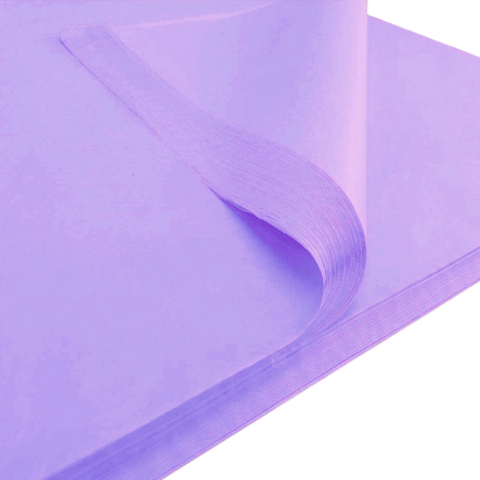 Bibuła ozdobna gładka fioletowa jasna 50x70cm 100szt