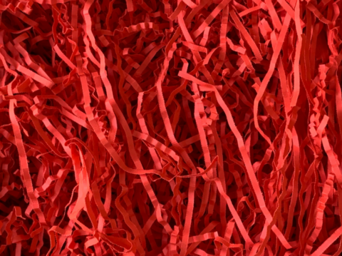 Wypełniacz papierowy czerwony 1kg