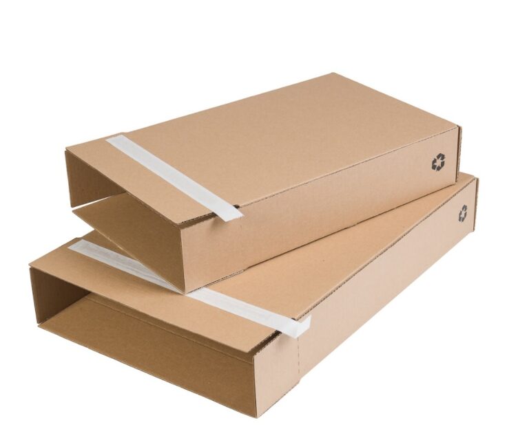 Flatbox - płaskie pudełko z paskiem klejonym 235x80x335mm