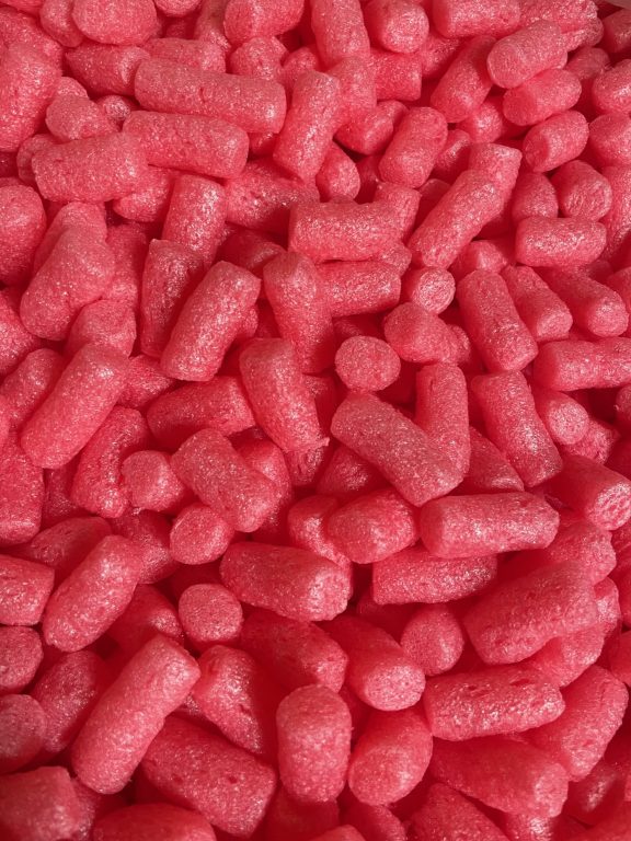 Wypełniacz biodegradowalny Różowy 90L SKROPAK