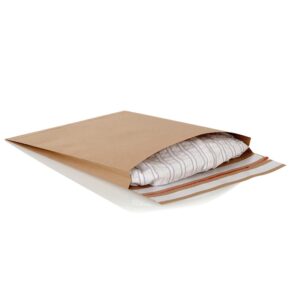 Koperta papierowa zwrotna 480x380x80mm brązowa - obrazek 3