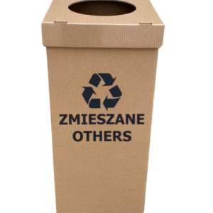 Kosz do segregacji śmieci z kartonu 120l - ZMIESZANE