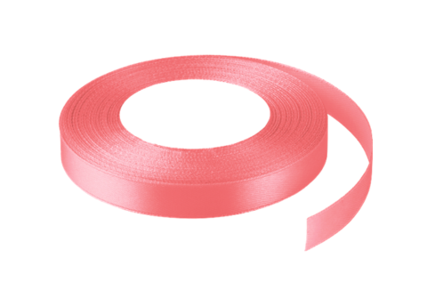 Wstążka satynowa 1,2cm x 32m Koralowa