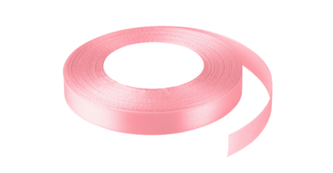 Wstążka satynowa 1,2cm x 32m Jasno różowa