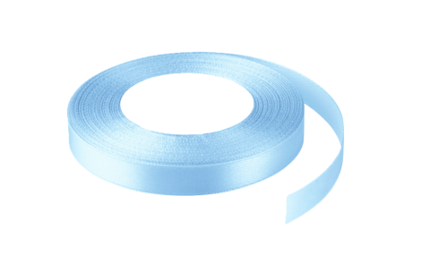 Wstążka satynowa 1,2cm x 32m Błękitna