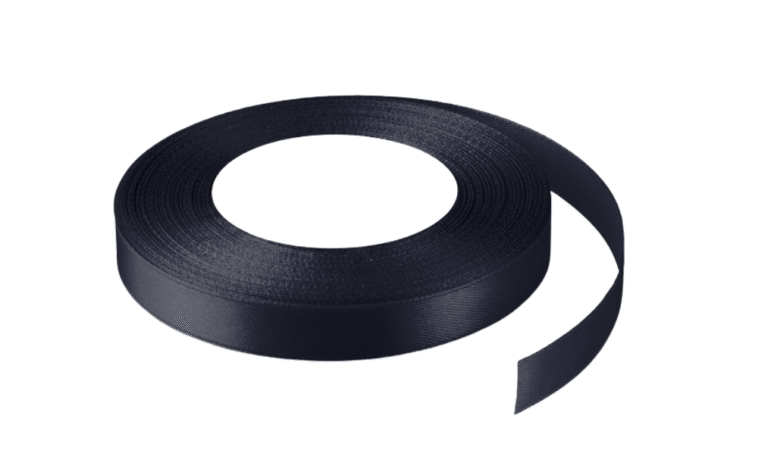 Wstążka satynowa 1,2cm x 32m Czarna