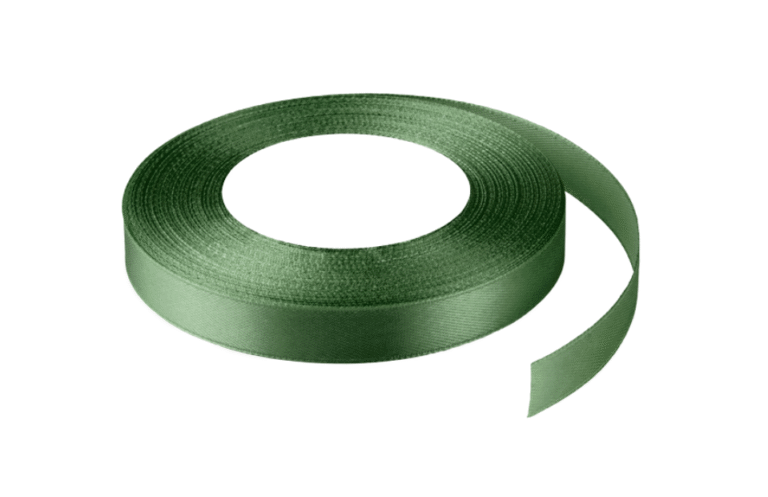 Wstążka satynowa 1,2cm x 32m Oliwkowa