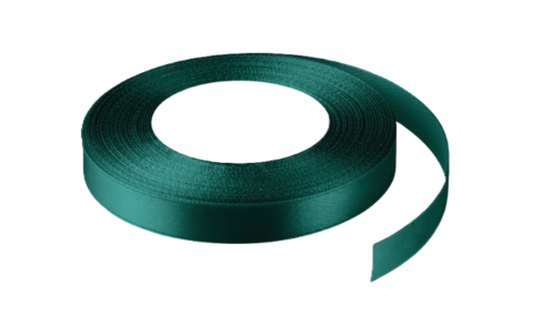 Wstążka satynowa 1,2cm x 32m Zielona