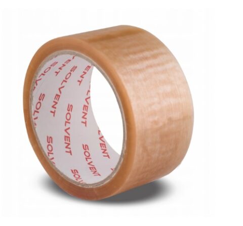 Taśma klejąca SOLVENT 50mmx66y TRANSPARENT SILENT