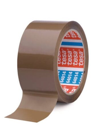 Taśma klejąca TESA 50mm/66m BRĄZ SILENT
